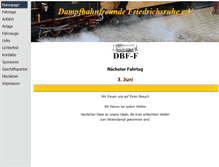 Tablet Screenshot of dbf-friedrichsruhe.de